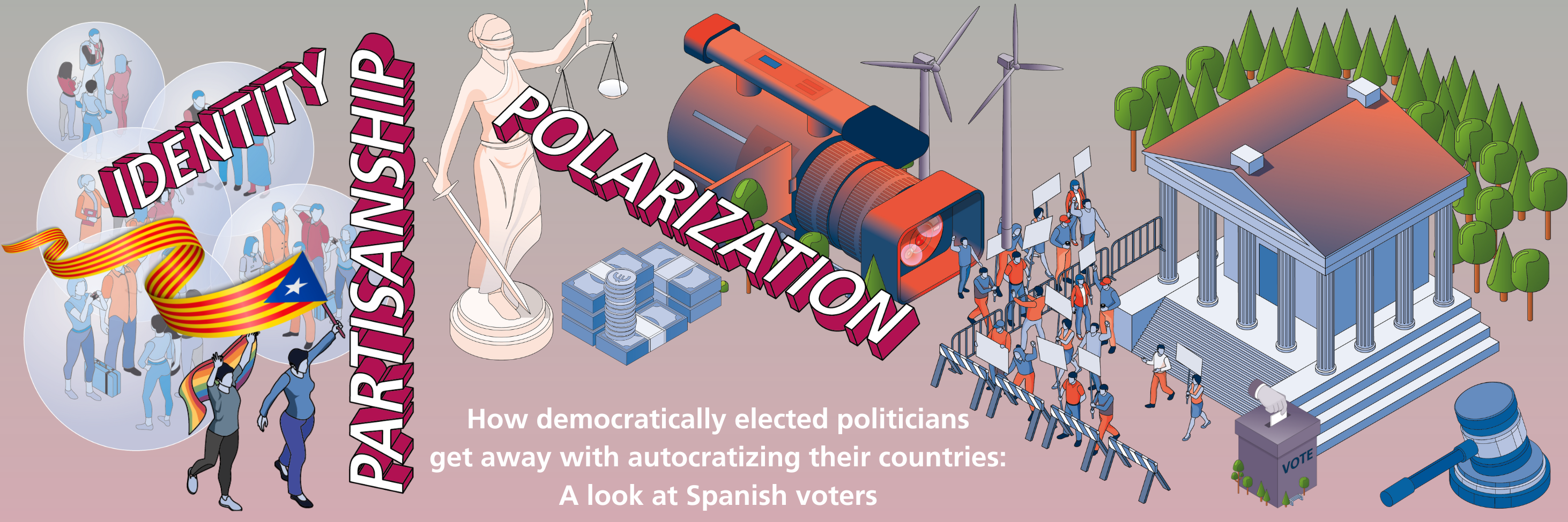 Imagen para los medios: Cómo los políticos democráticamente elegidos se salen con la suya autocratizando sus países: Un vistazo a los votantes españoles